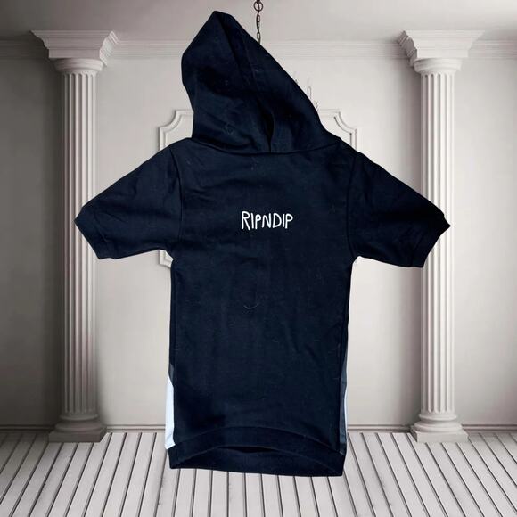 ๐พ RIPNDIP Lord Nermal Pet Hoodie โ Black Graphic Hoodie for Small Pets - Picture 4 of 4